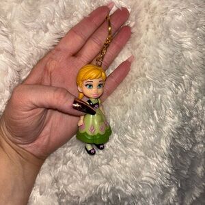 Disney Princess Anna  Keychain with Green Dress